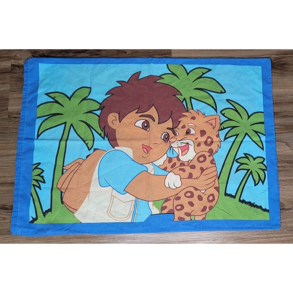 2007 Viacom Go Diego Go! Double-sided Pillowcase - Picture 2 of 4